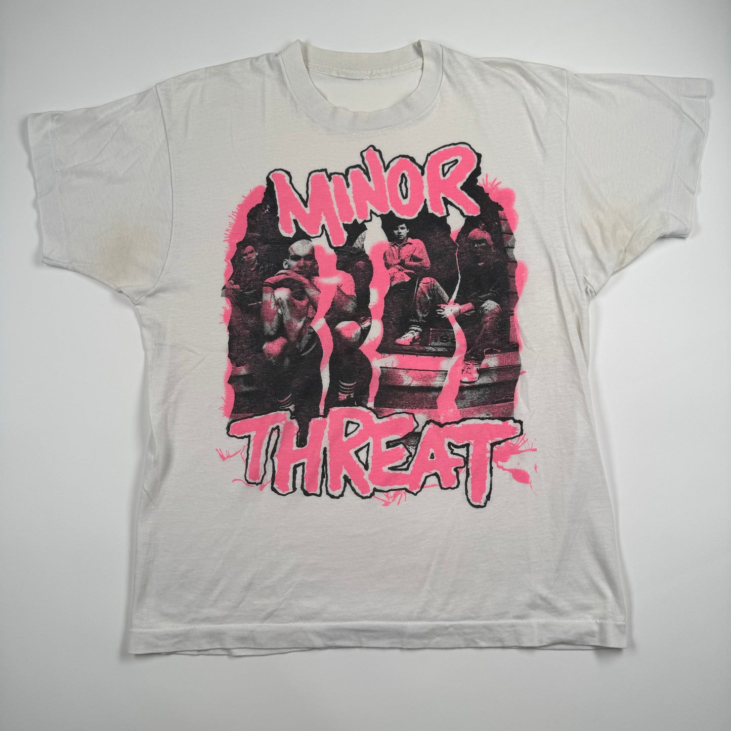Vintage 80s Minor Threat Shirt Medium