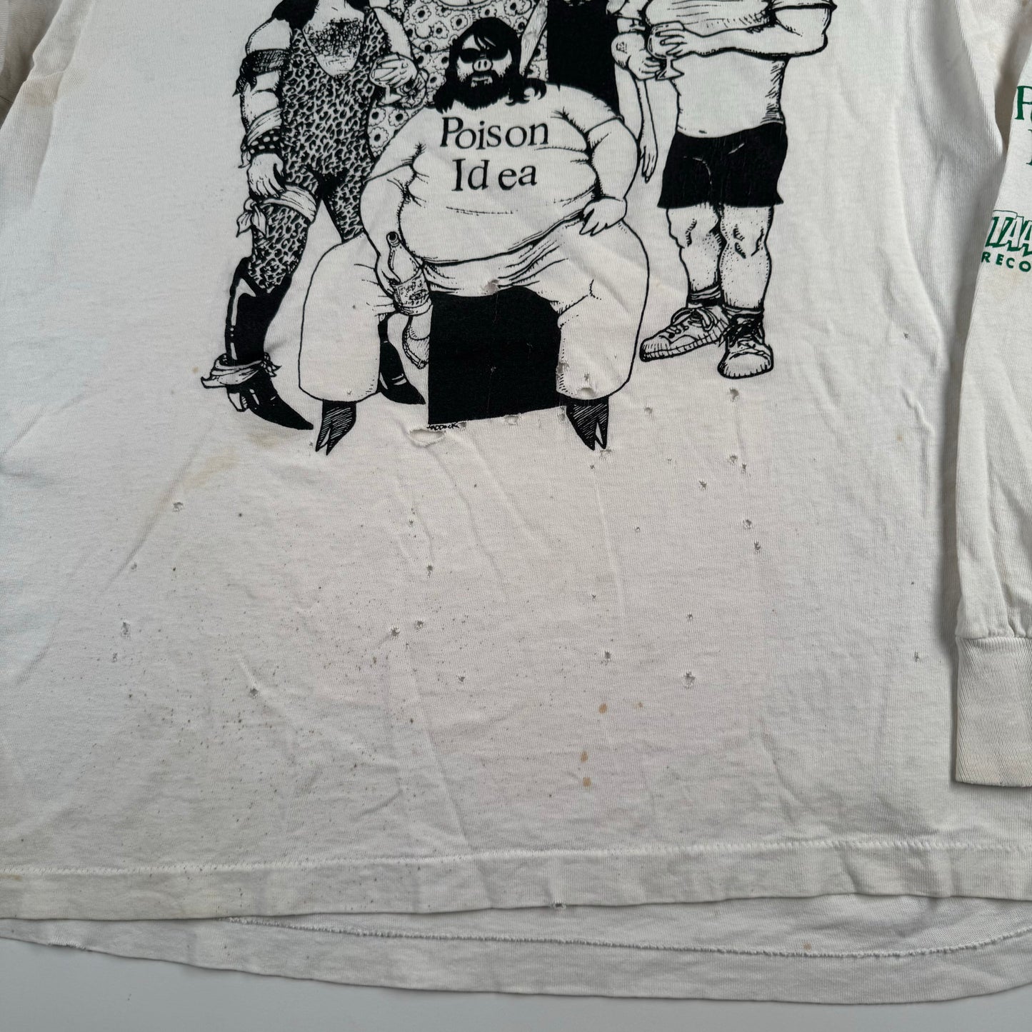 Vintage 90s Poison Idea Long Sleeve Shirt XL Kings Of Punk