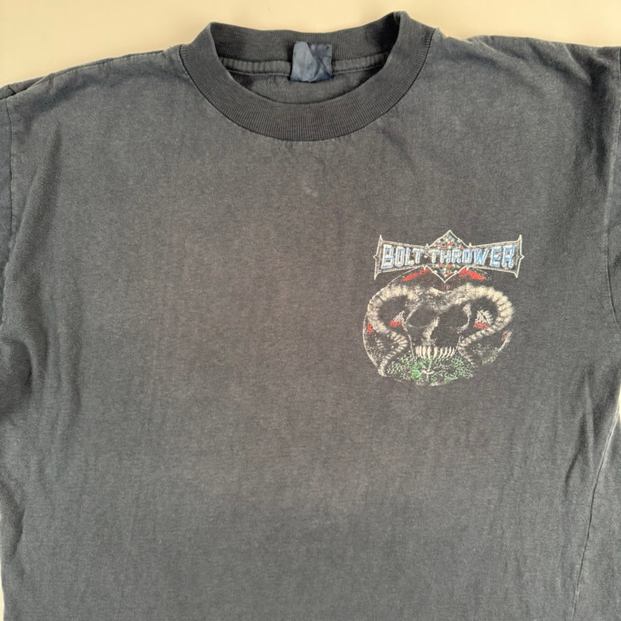 Vintage 1992 Bolt Thrower Long Sleeve Shirt Large European Tour