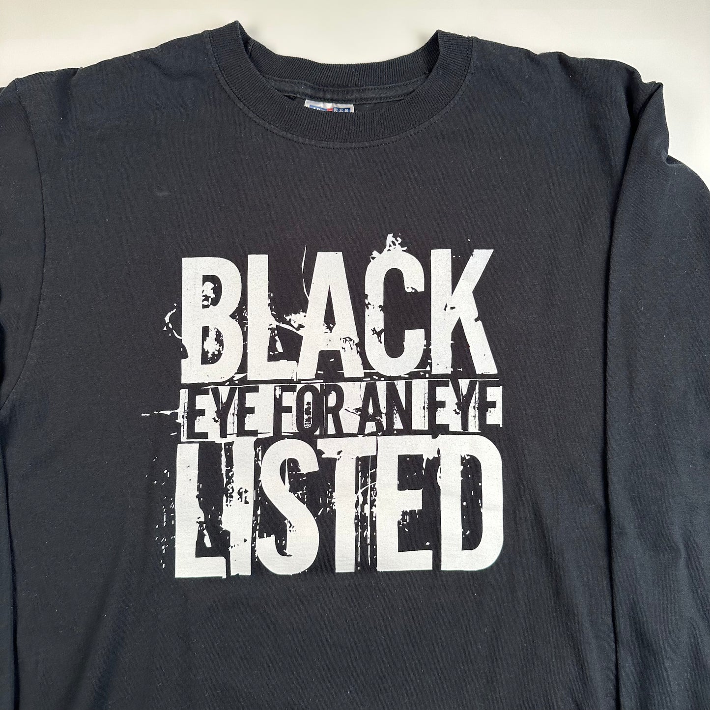 Vintage 2000s Blacklisted Shirt Long Sleeve Large Eye For An Eye