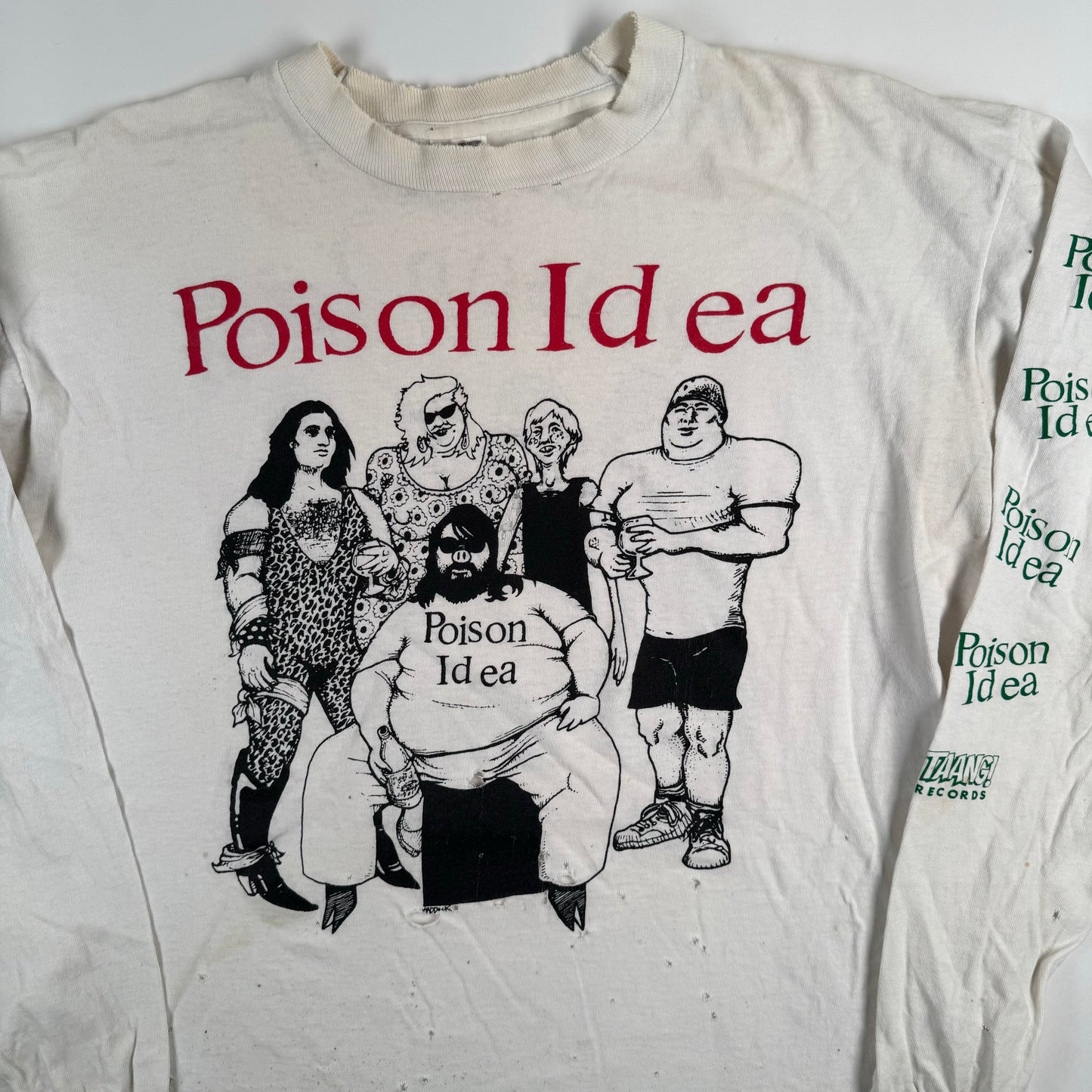 Vintage 90s Poison Idea Long Sleeve Shirt XL Kings Of Punk