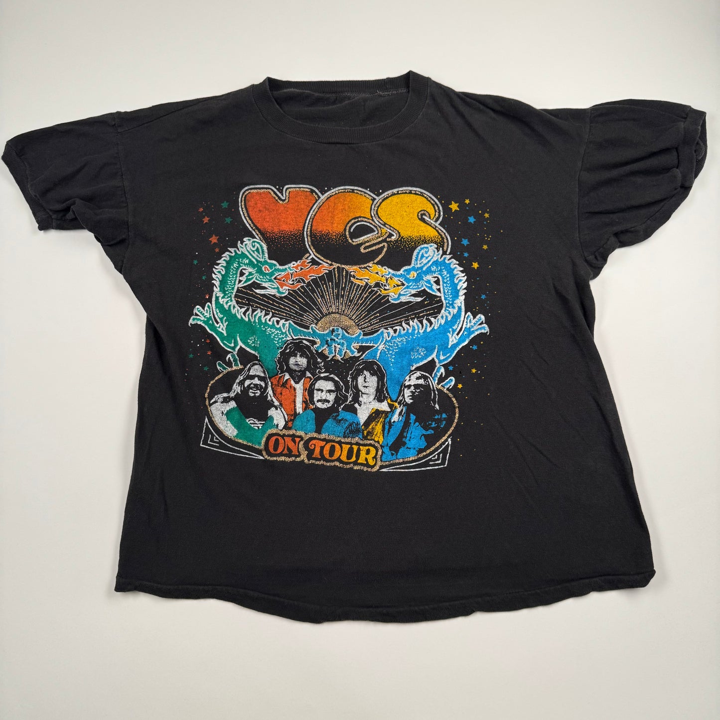 Vintage 70s Yes Shirt Medium On Tour
