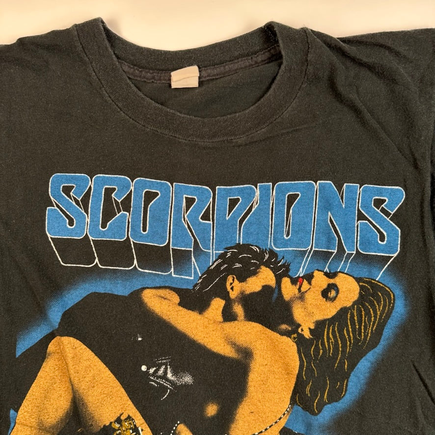 Vintage 1984 Scorpions Shirt Medium Love At First Sting