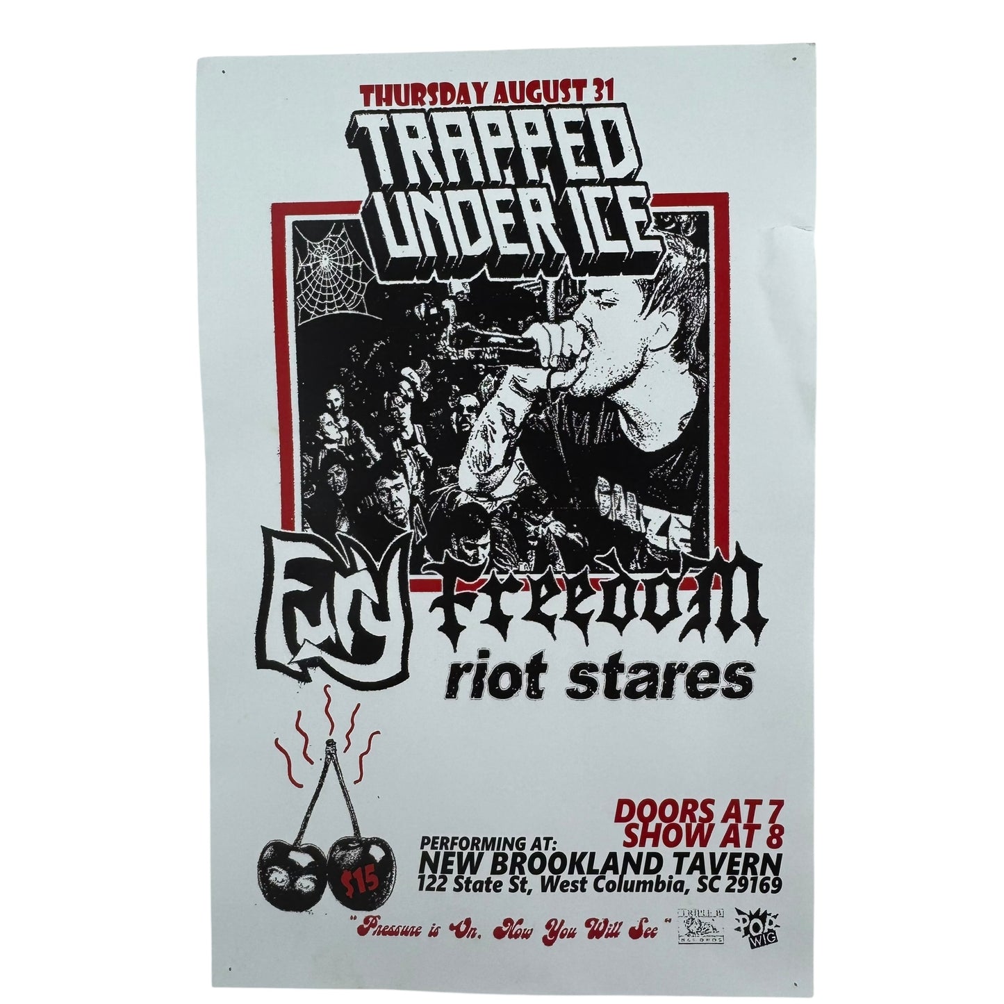Trapped Under Ice Poster New Brooklyn Tavern