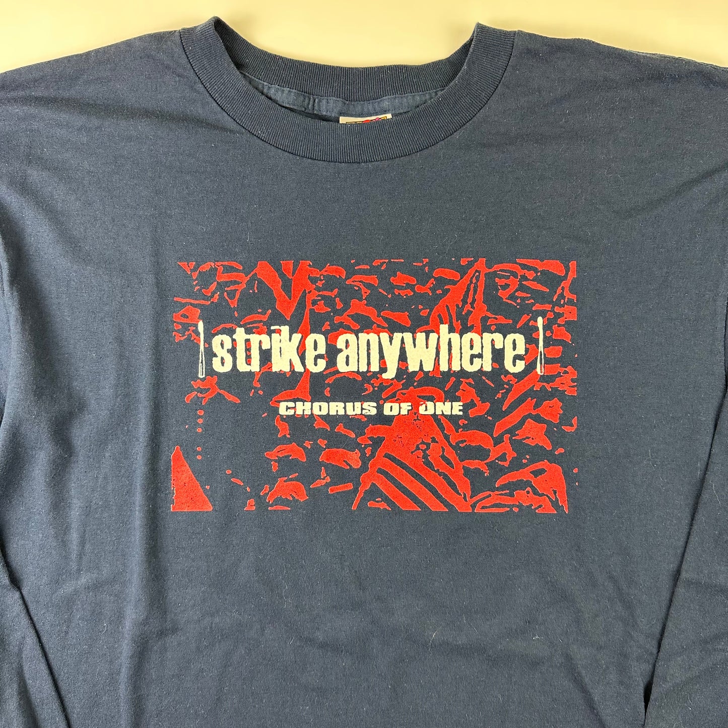 Vintage 2000 Strike Anywhere Long Sleeve Shirt Large Chorus Of One