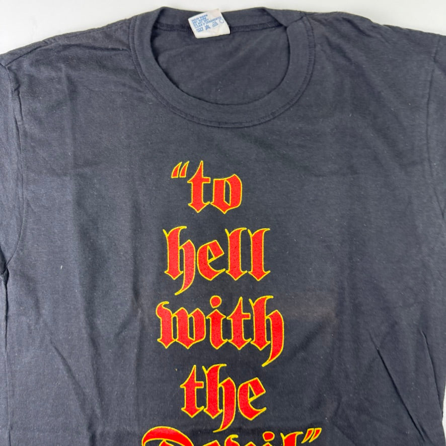 Vintage 80s Stryper Shirt To Hell With The Devil Medium