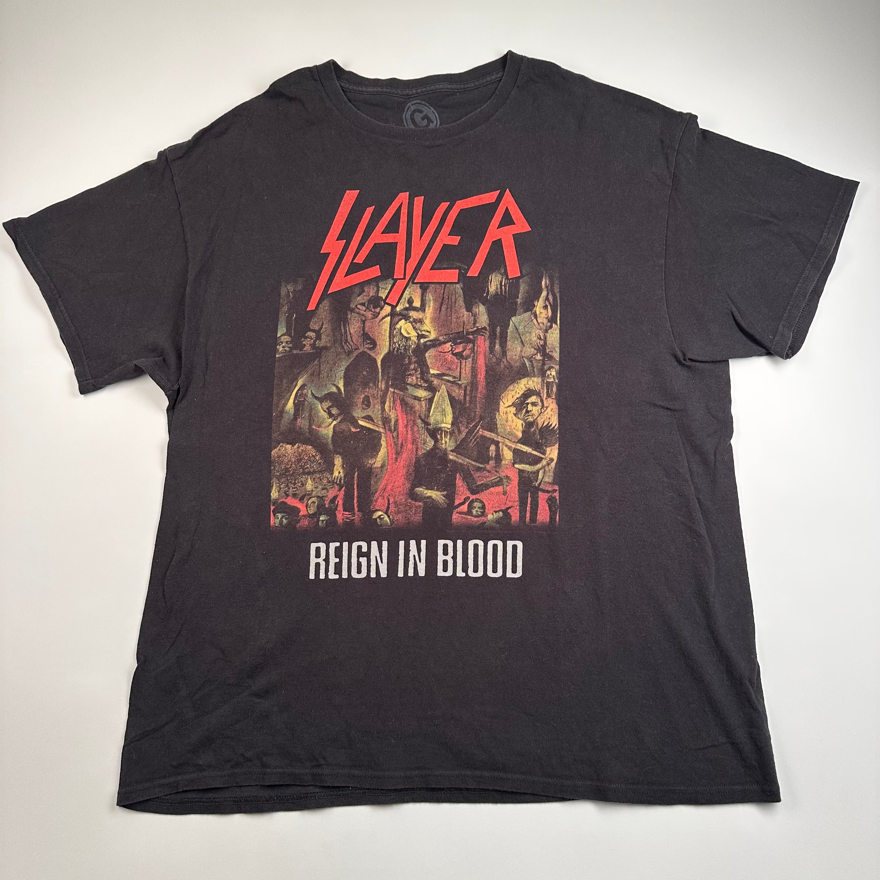 Maglietta Slayer Reign In Blood – Nero, Taglia Large, Cotone Classico - 4