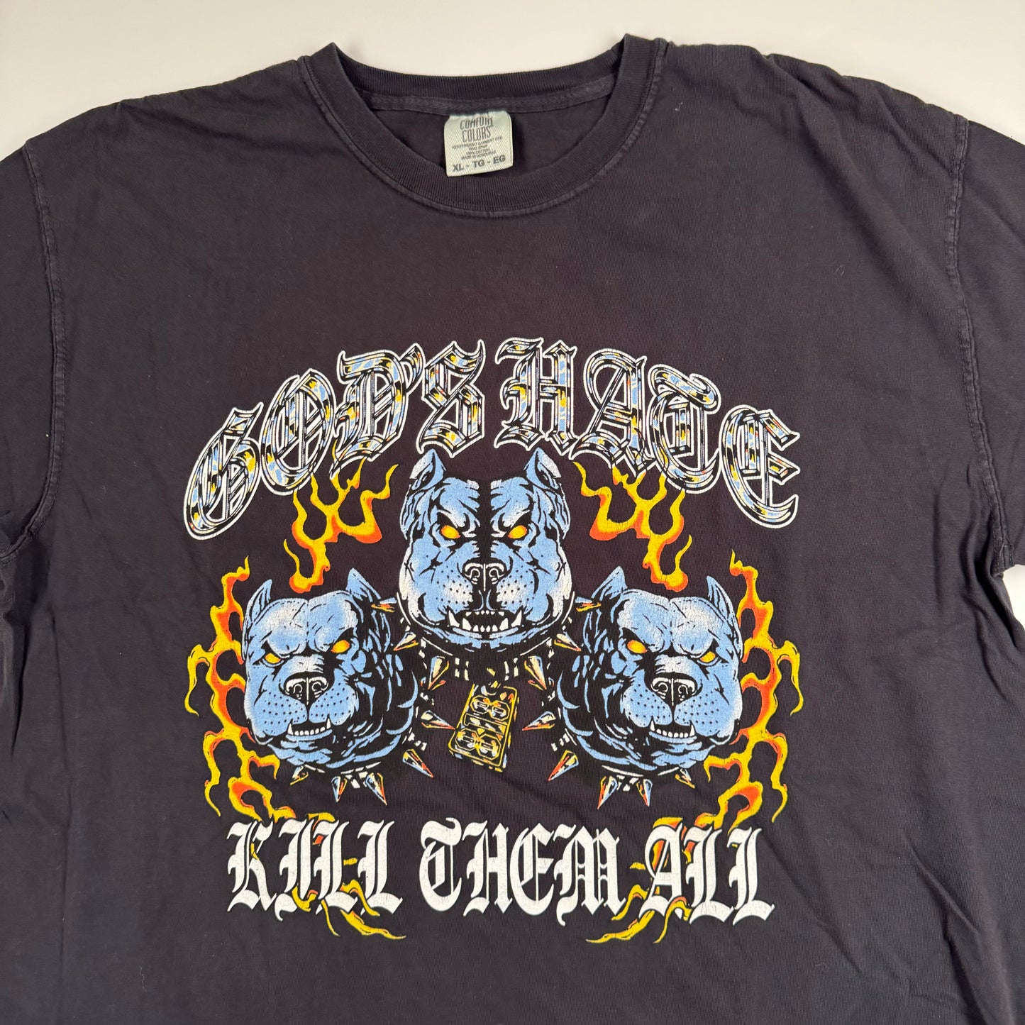 Gods Hate Shirt XL Kill Them All
