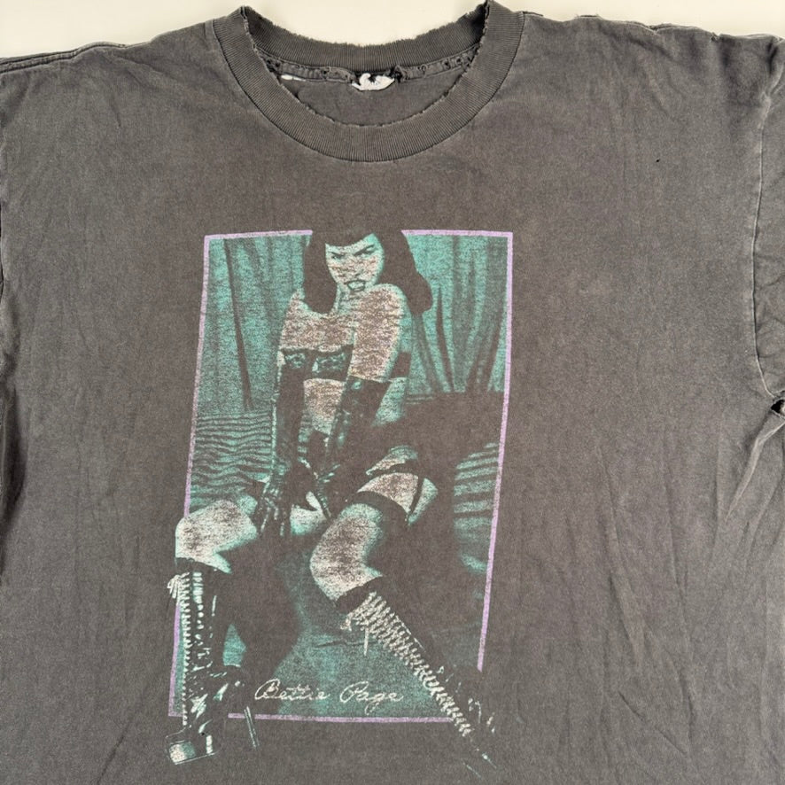 Vintage 90s Bettie Page Shirt XL