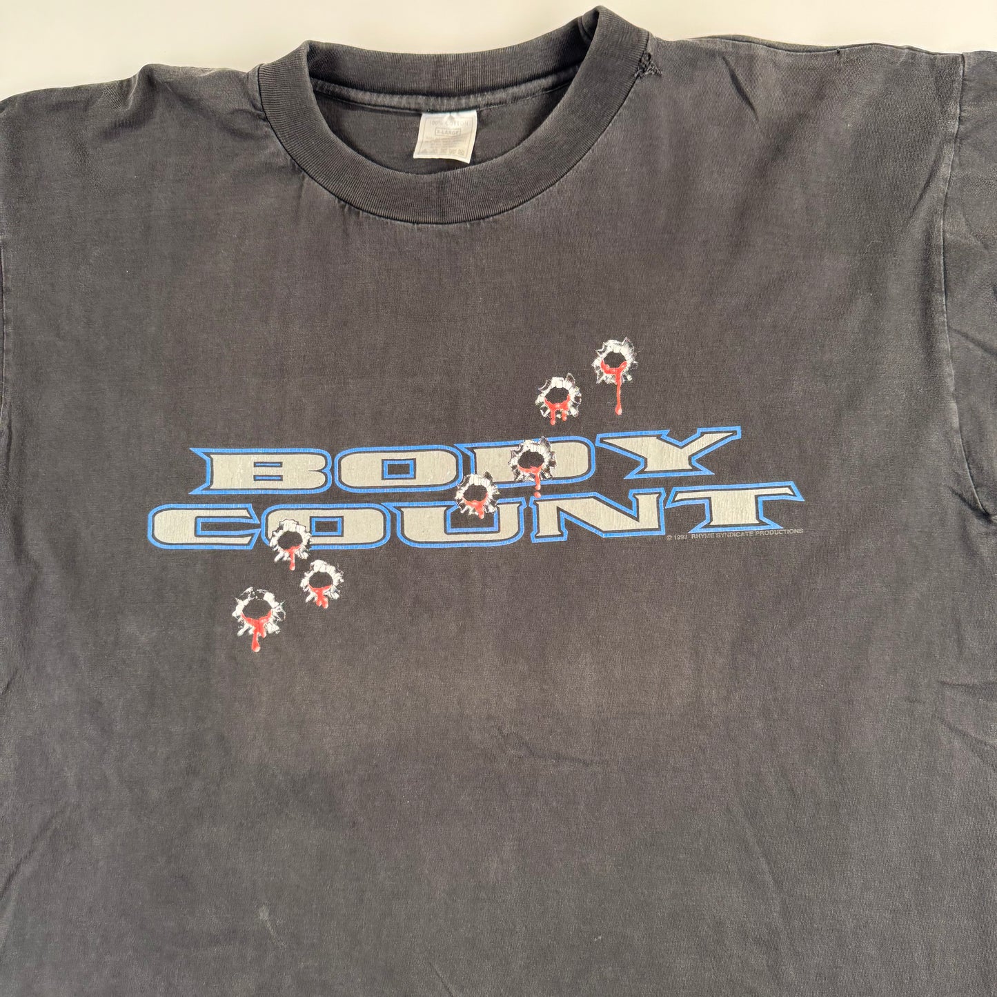 Vintage 1993 Body Count Long Sleeve Shirt XL Mass Murder