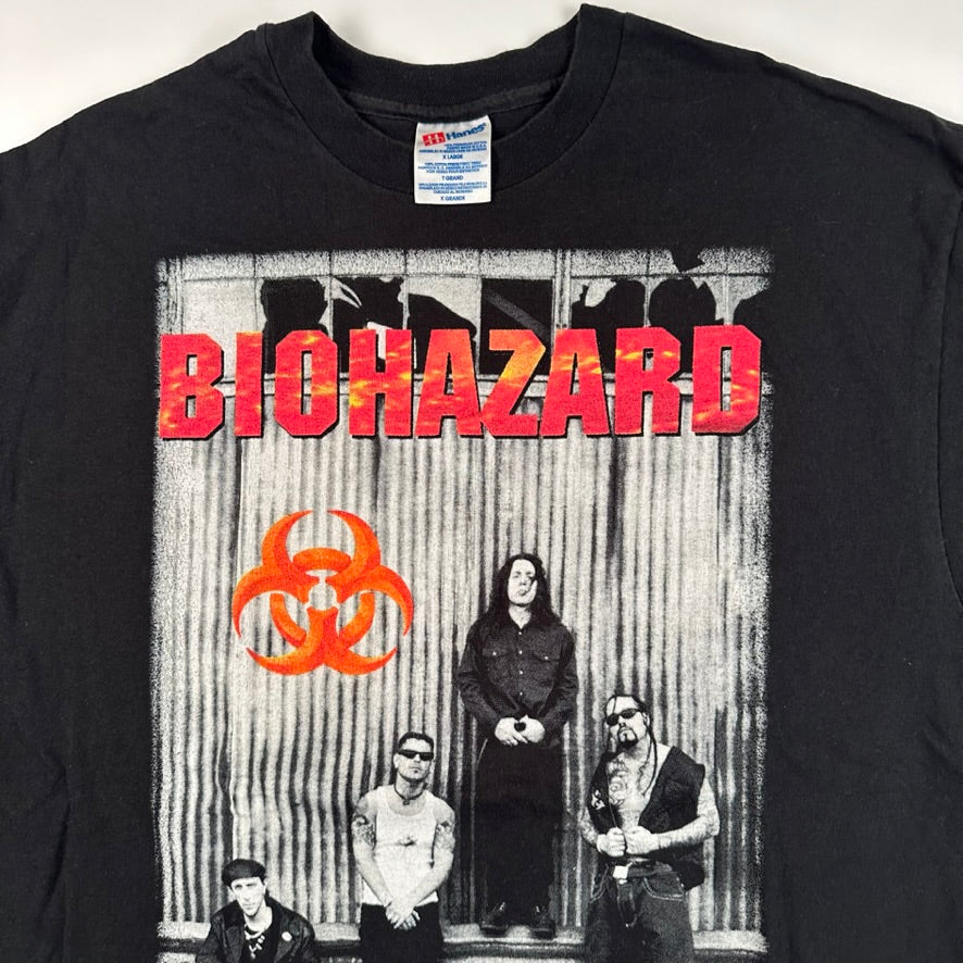 Vintage 1994 Biohazard Shirt XL Suicidal Run