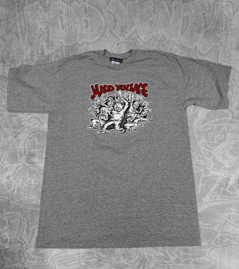 Madd Vintage Memorial T-Shirt - Gray