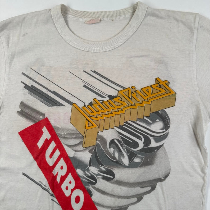 Vintage 1986 Judas Priest Shirt Medium Turbo