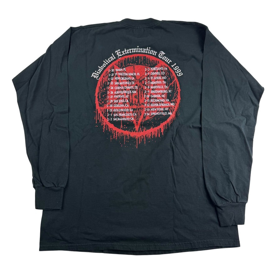 Vintage 1999 Krisiun Long Sleeve Shirt XL Diabolical