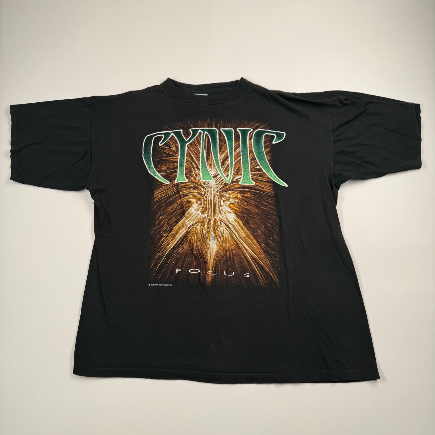 Vintage 1993 Cynic Shirt XL Focus European Tour