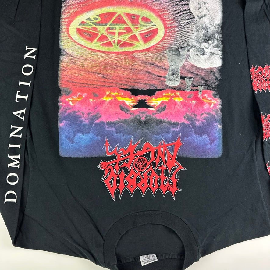 Vintage 90s Morbid Angel Long Sleeve Shirt XL Domination