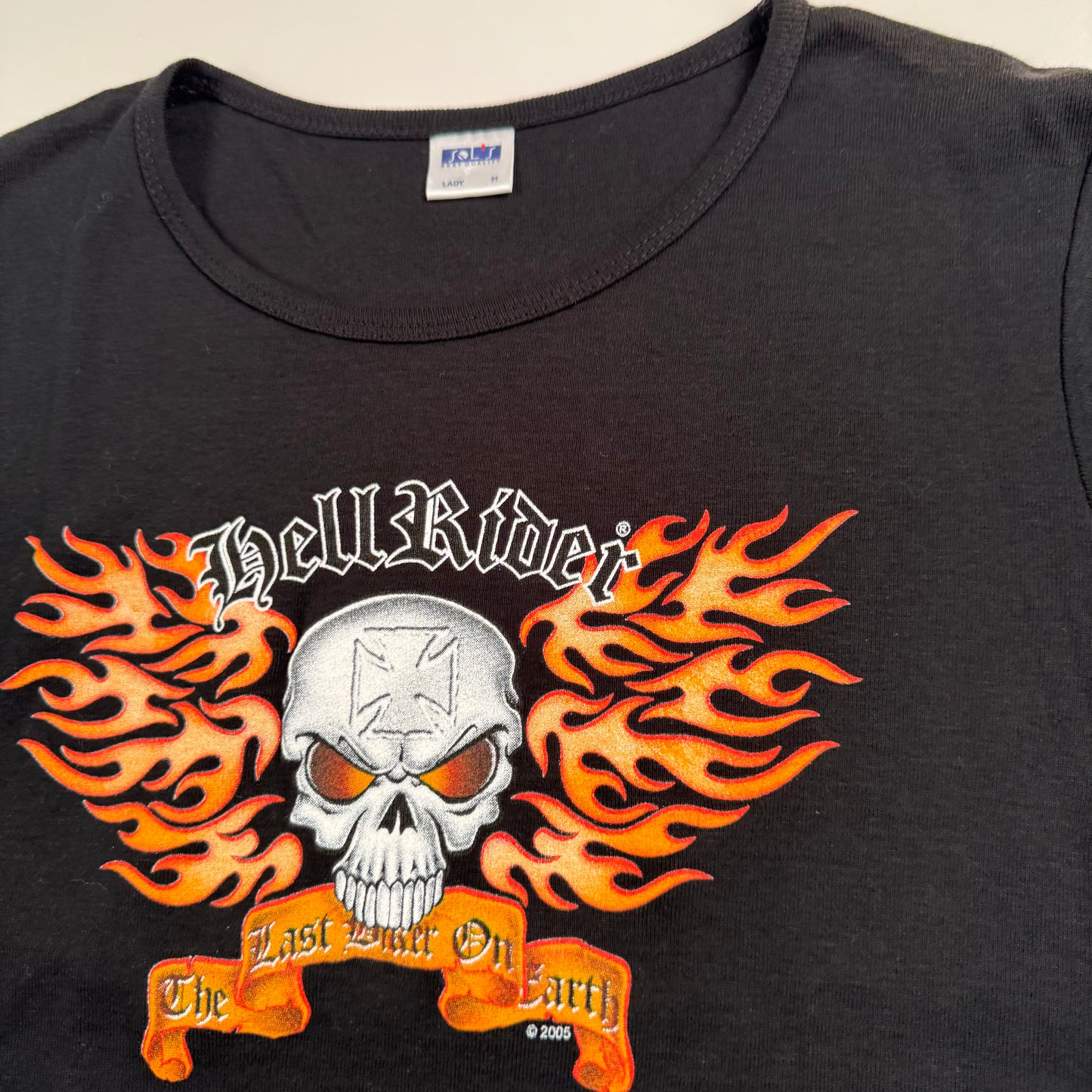 Vintage 2000s Hellrider Womens Shirt Medium