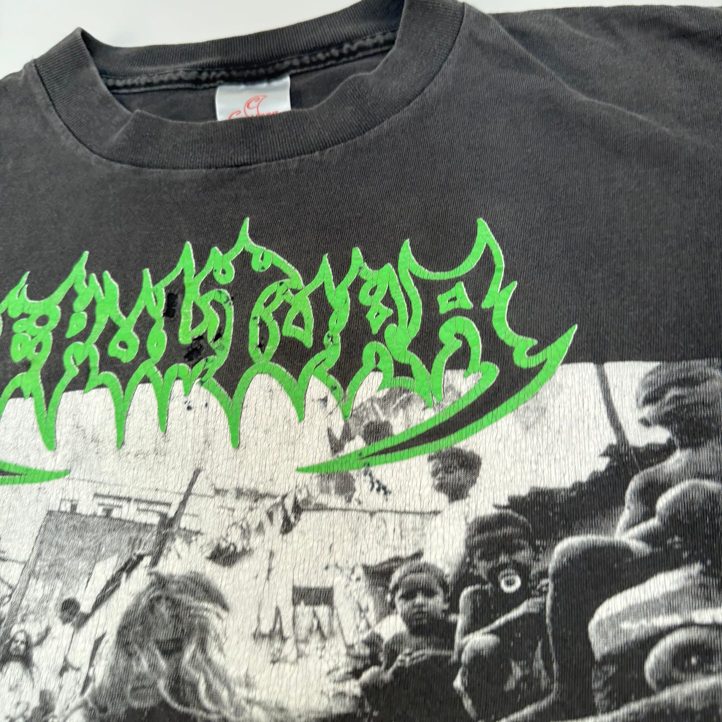 Vintage 1993 Sepultura Shirt XL Third World Posse Tour