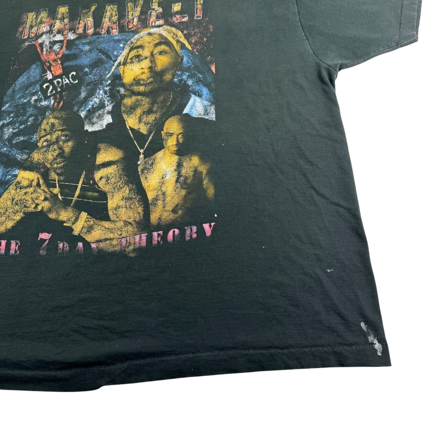 Vintage 90s Tupac Shirt XXL Rap Tee Makaveli The 7 Day Theory