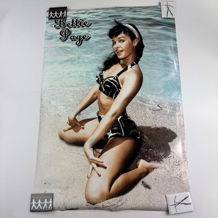 Vintage 2004 Bettie Page Poster