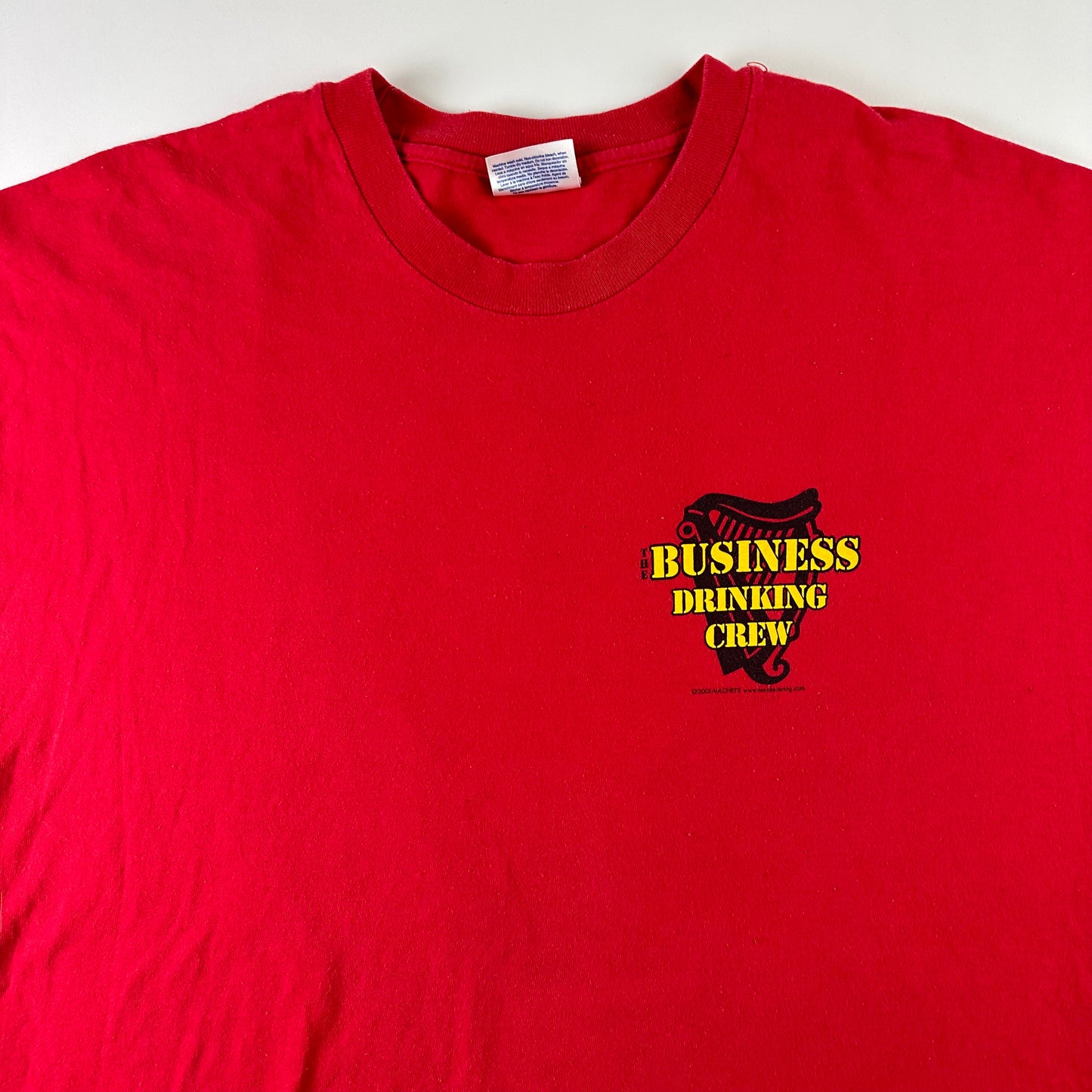 Vintage 2001 The Business Shirt XL Drinking Crew