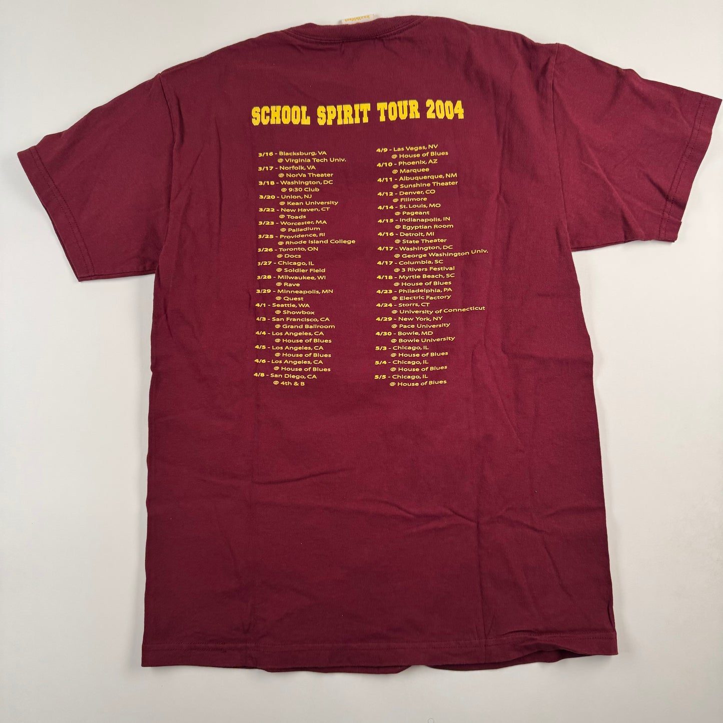 Vintage 2004 Kanye West Shirt Medium School Spirit Tour