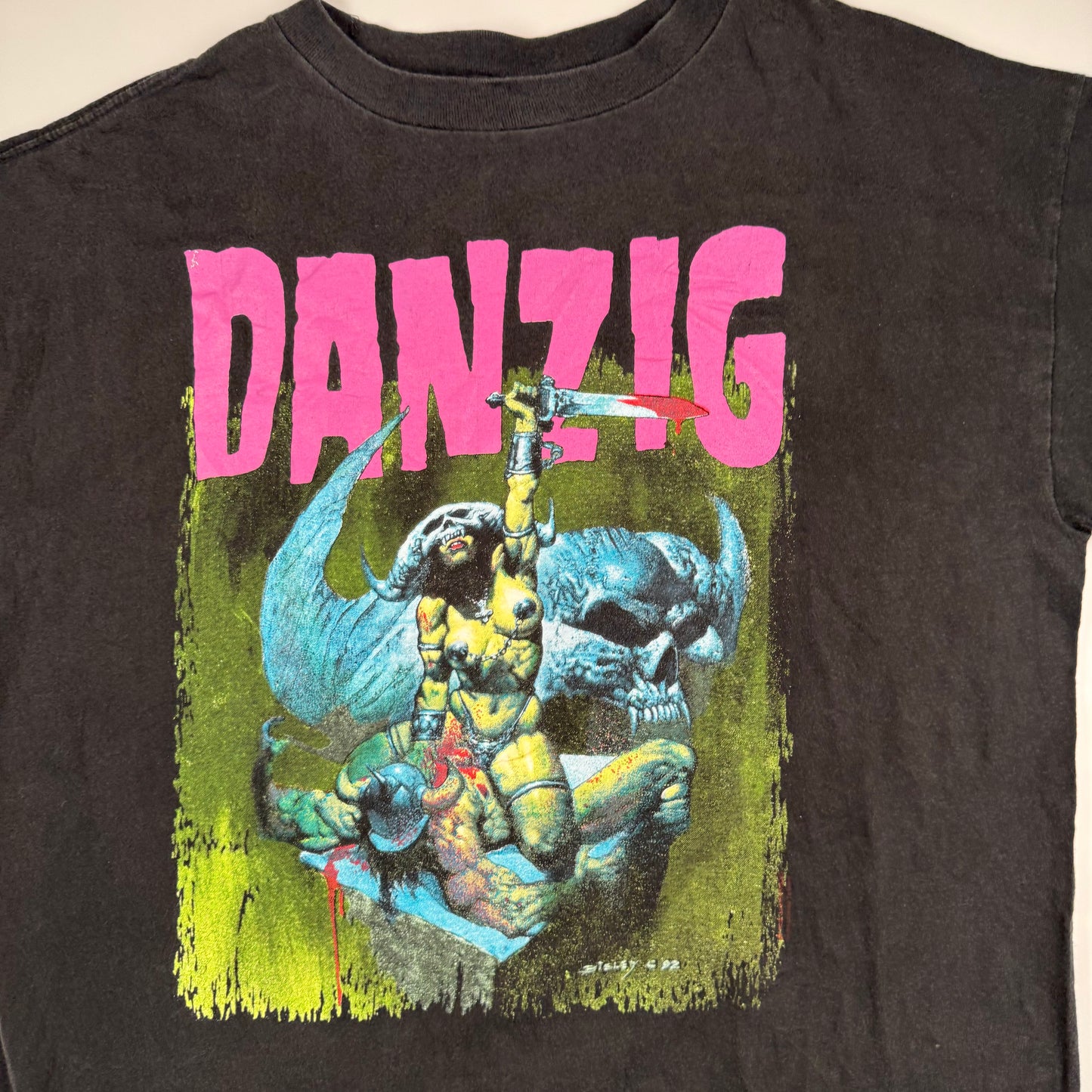 Vintage 1992 Danzig Shirt XL How The Gods Kill