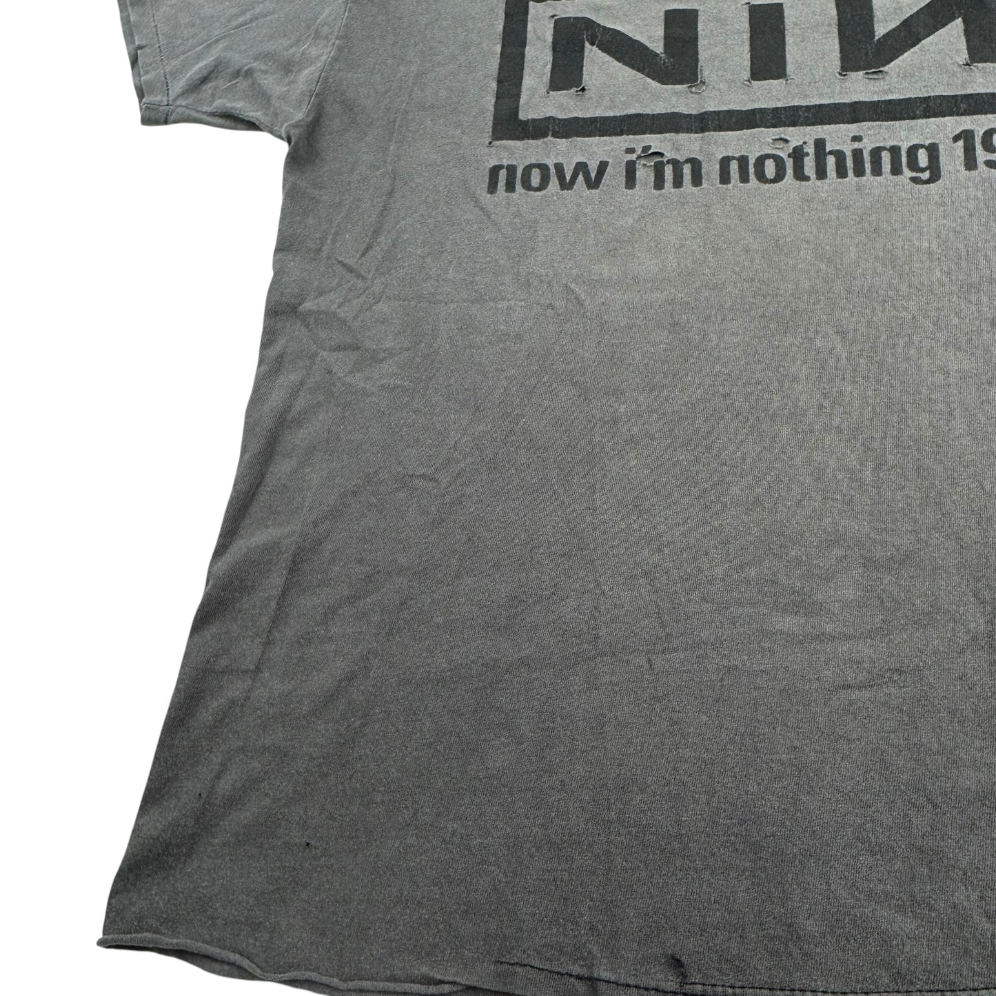 Vintage 1991 Nine Inch Nails Shirt XL Now I'm Nothing