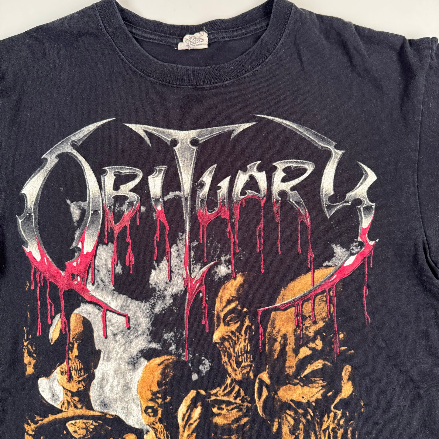 Vintage 2000s Obituary Shirt Medium