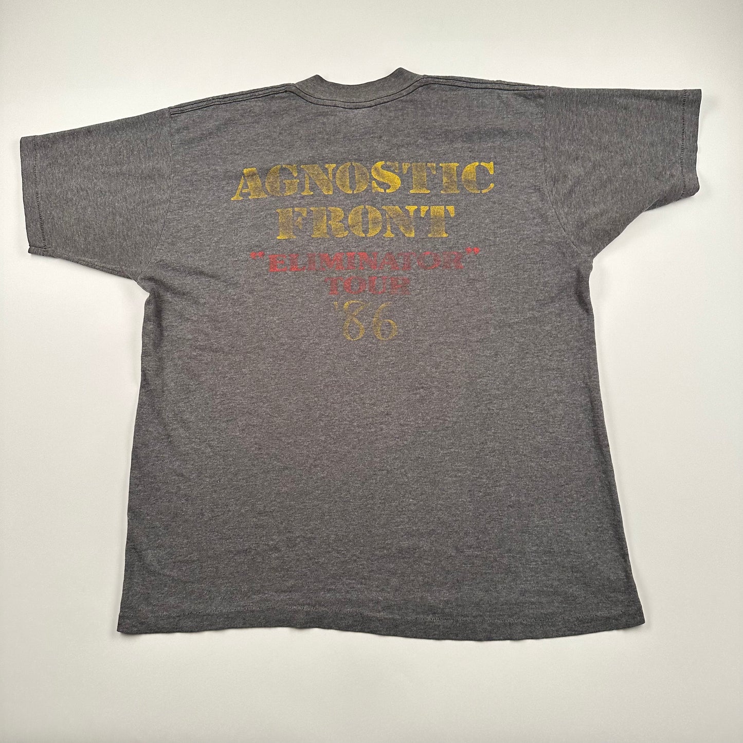Vintage 1986 Agnostic Front Shirt Medium Cause For Alarm