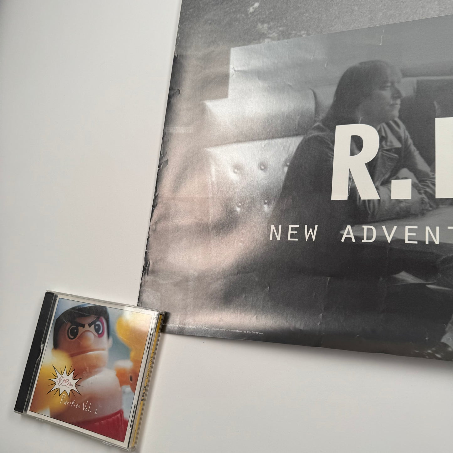 Vintage 1996 R.E.M. Poster New Adventures In Hi-Fi