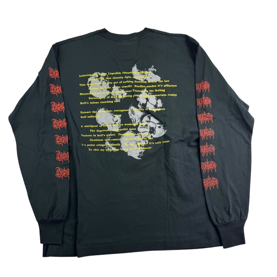Vintage 90s Indignation Long Sleeve Shirt Large