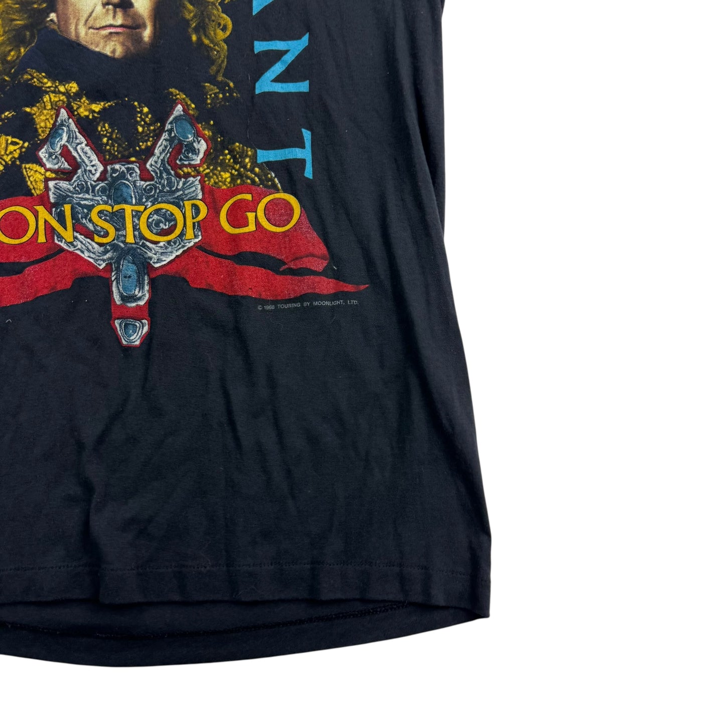 Vintage 1988 Robert Plant Shirt Large Non Stop Go