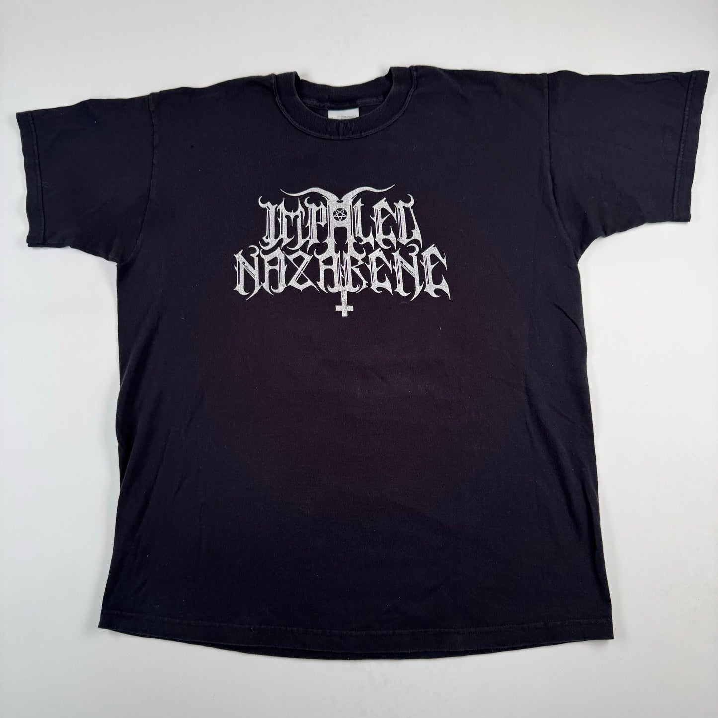 Vintage 90s Impaled Nazarene Shirt Large Smoke Crack