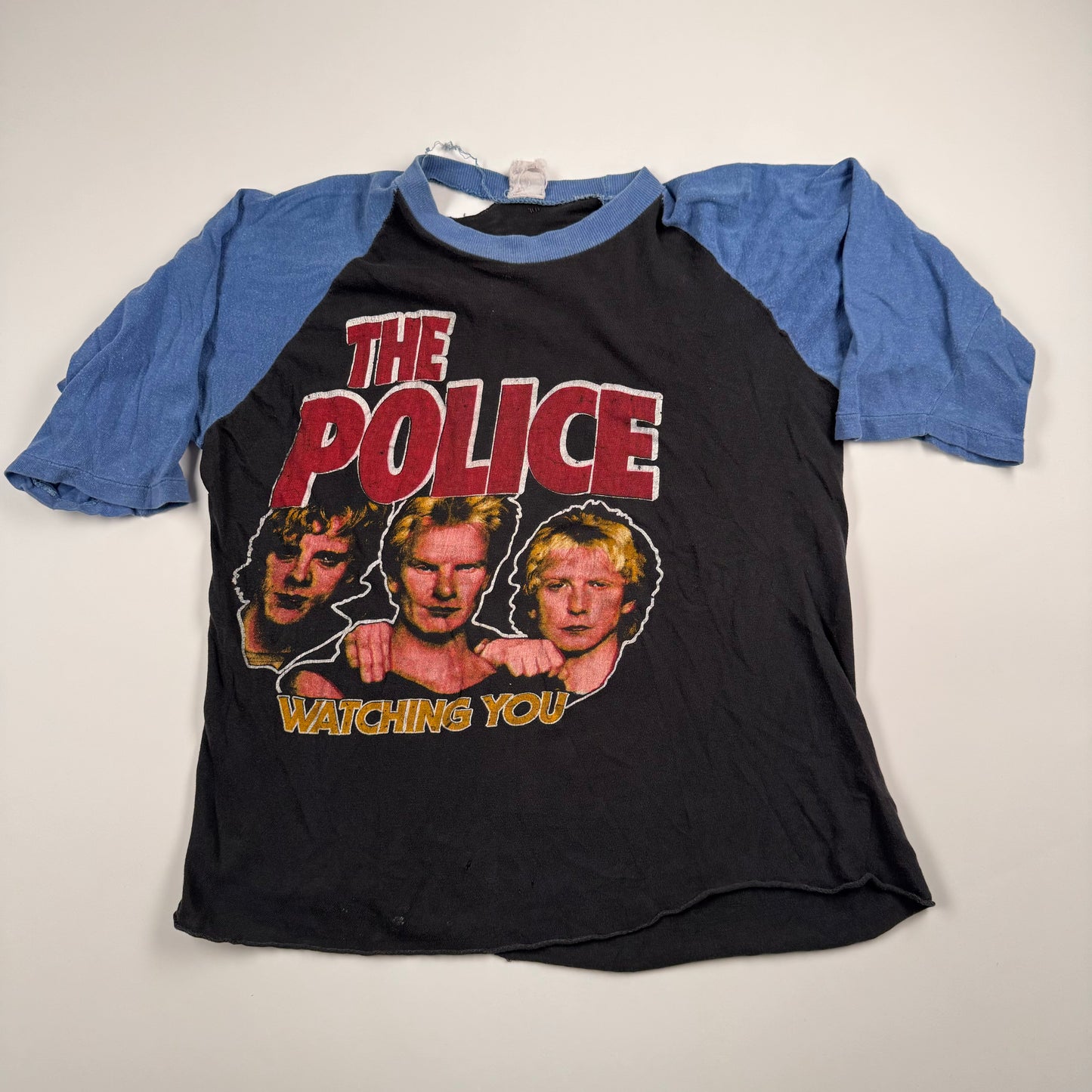 Vintage 1983 The Police Shirt Small Watching You JFK Stadium