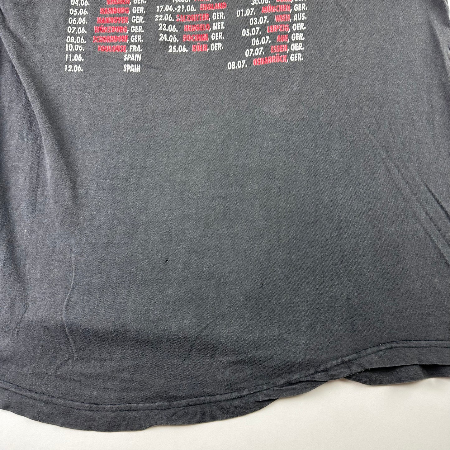 Vintage 1991 Cro-Mags Shirt Large Best Wishes European Tour