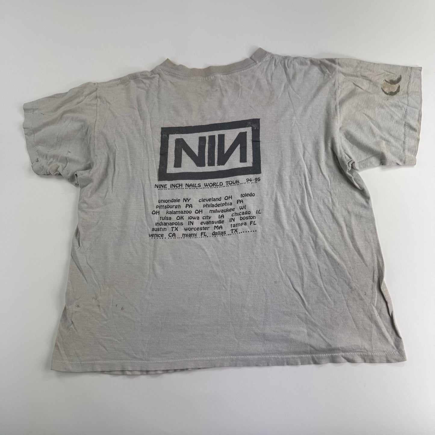 Vintage 1994 Nine Inch Nails Shirt XL The Downward Spiral