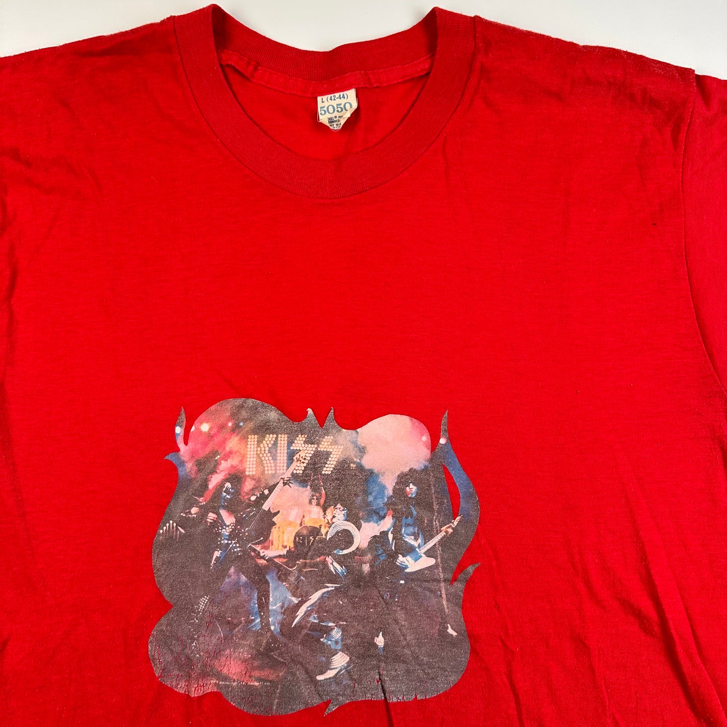 Vintage 70s Kiss Shirt Large