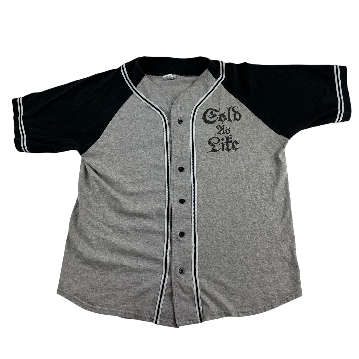 2000s Cold As Life Baseball Jersey Large Ski Mask .45