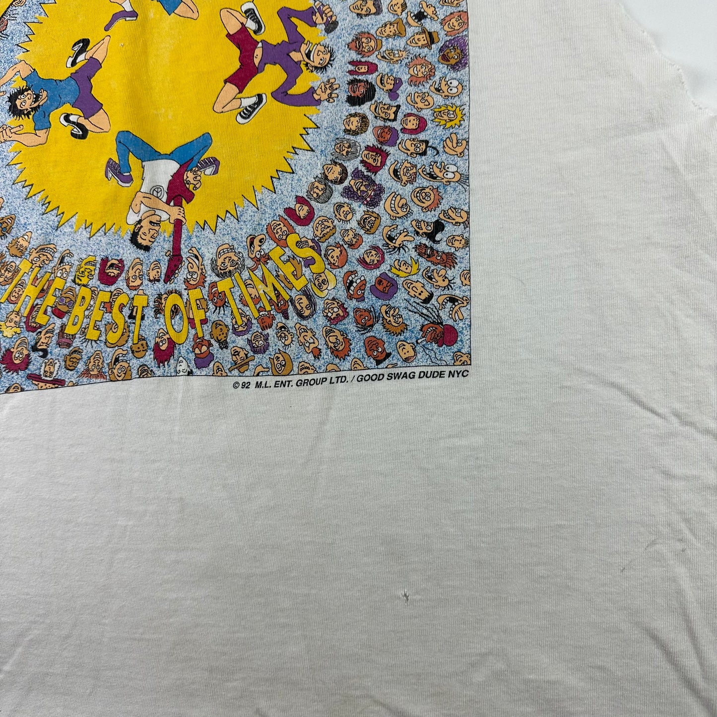 Vintage 1992 Murphys Law Sleeveless Shirt Large Signed