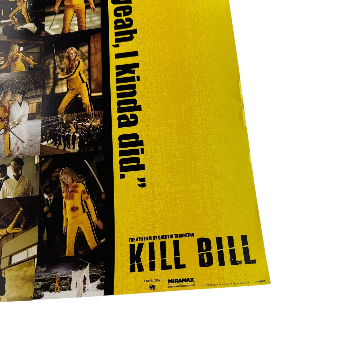 Vintage 2003 Kill Bill Poster