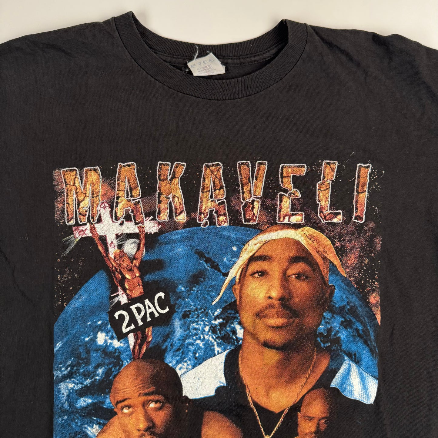 Vintage 90s Tupac Shirt XXL Rap Tee The 7 Day Theory