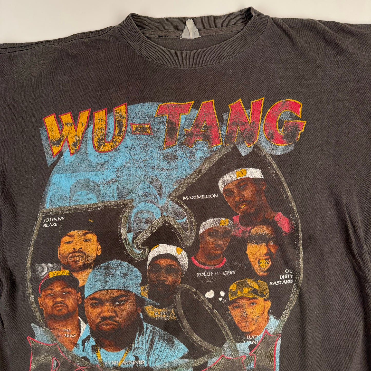 Vintage 90s Wu Tang Clan Shirt XL Ice Cream Rap Tee