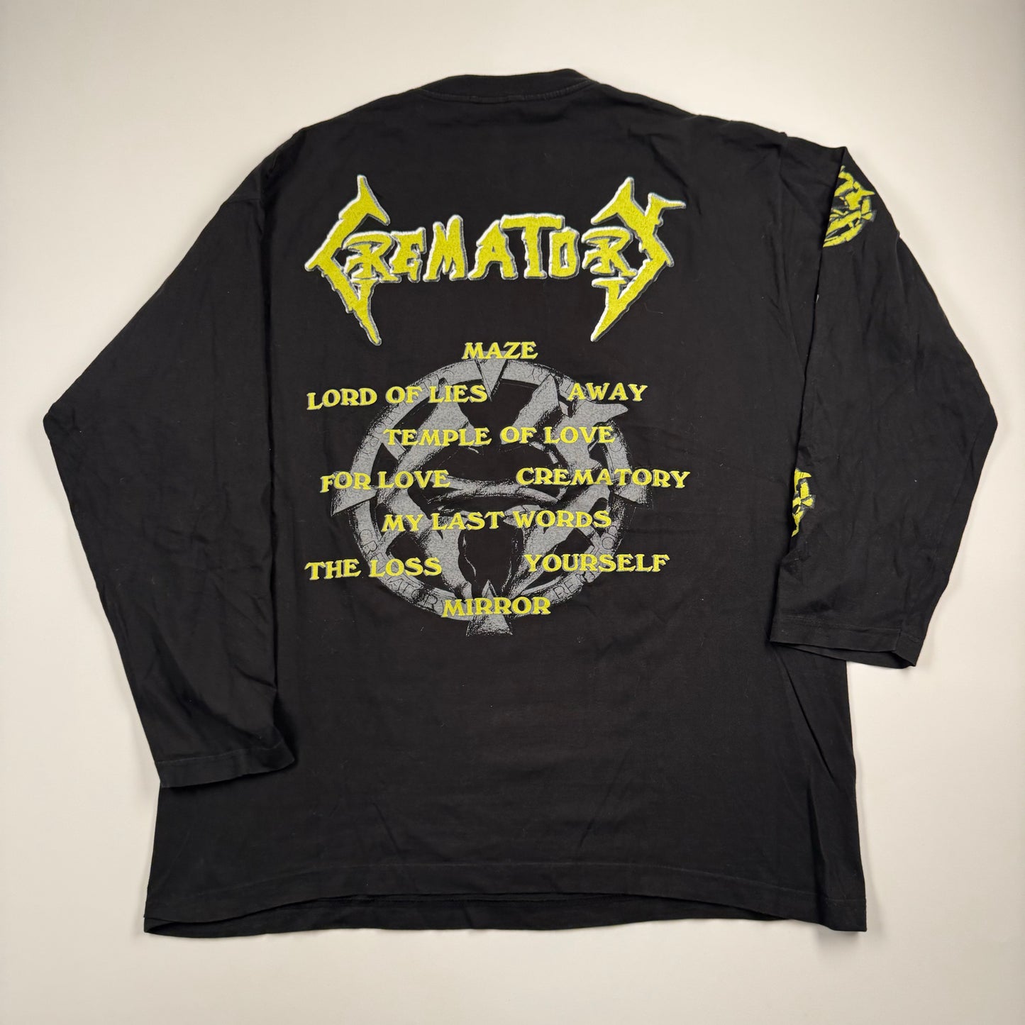 Vintage 90s Crematory Long Sleeve Shirt XL Awake