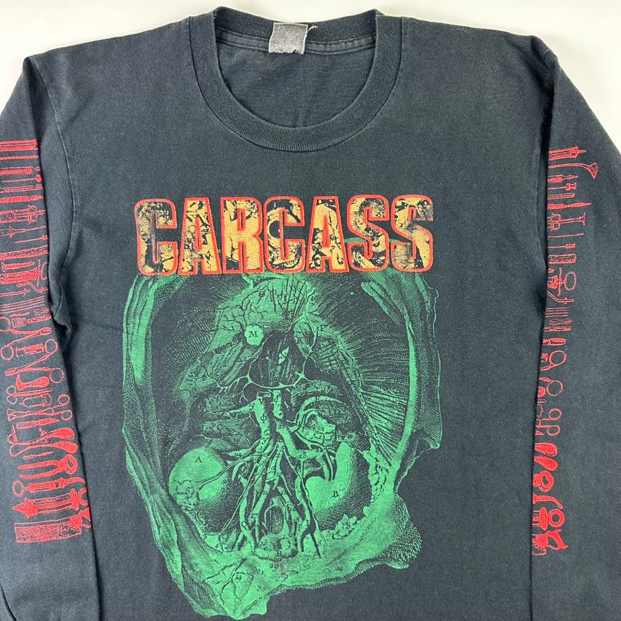 Vintage 1993 Carcass Long Sleeve Shirt Large