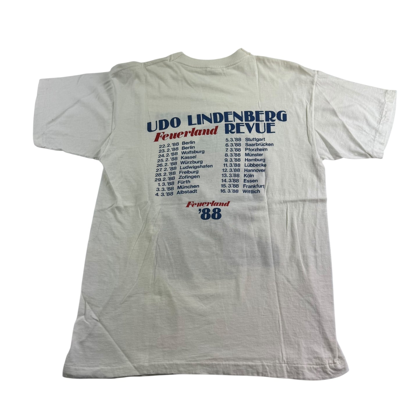 Vintage 1988 Udo Lindbenberg Shirt Large Feverland