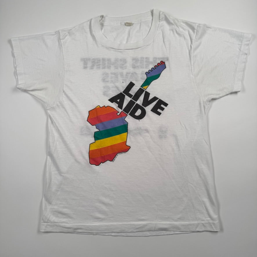 Vintage 1985 Live Aid Shirt Small