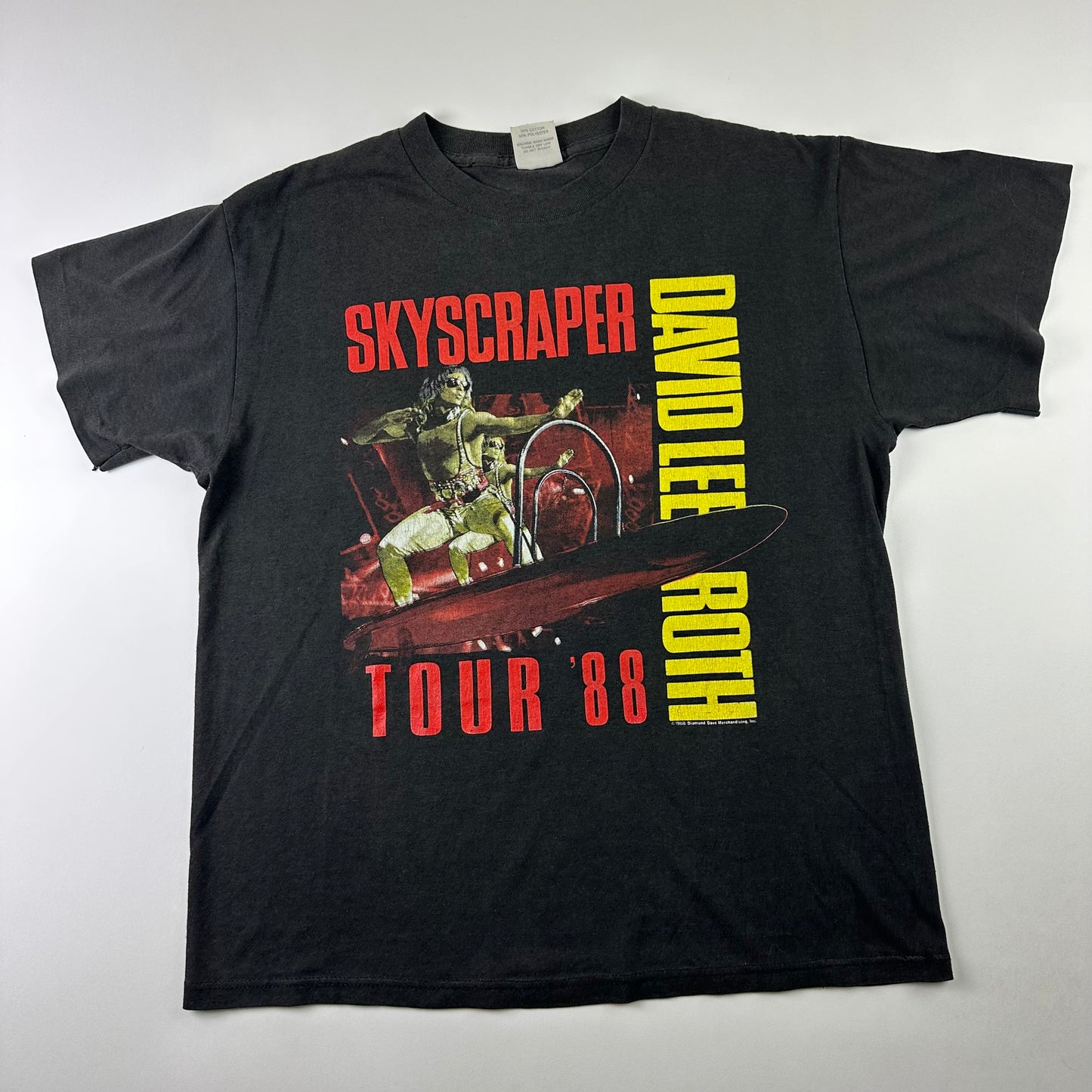 Vintage 1988 David Lee Roth Shirt Large Skyscraper