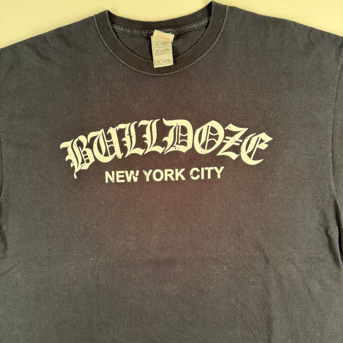 Vintage 2000s Bulldoze Shirt XXL New York City Hardcore