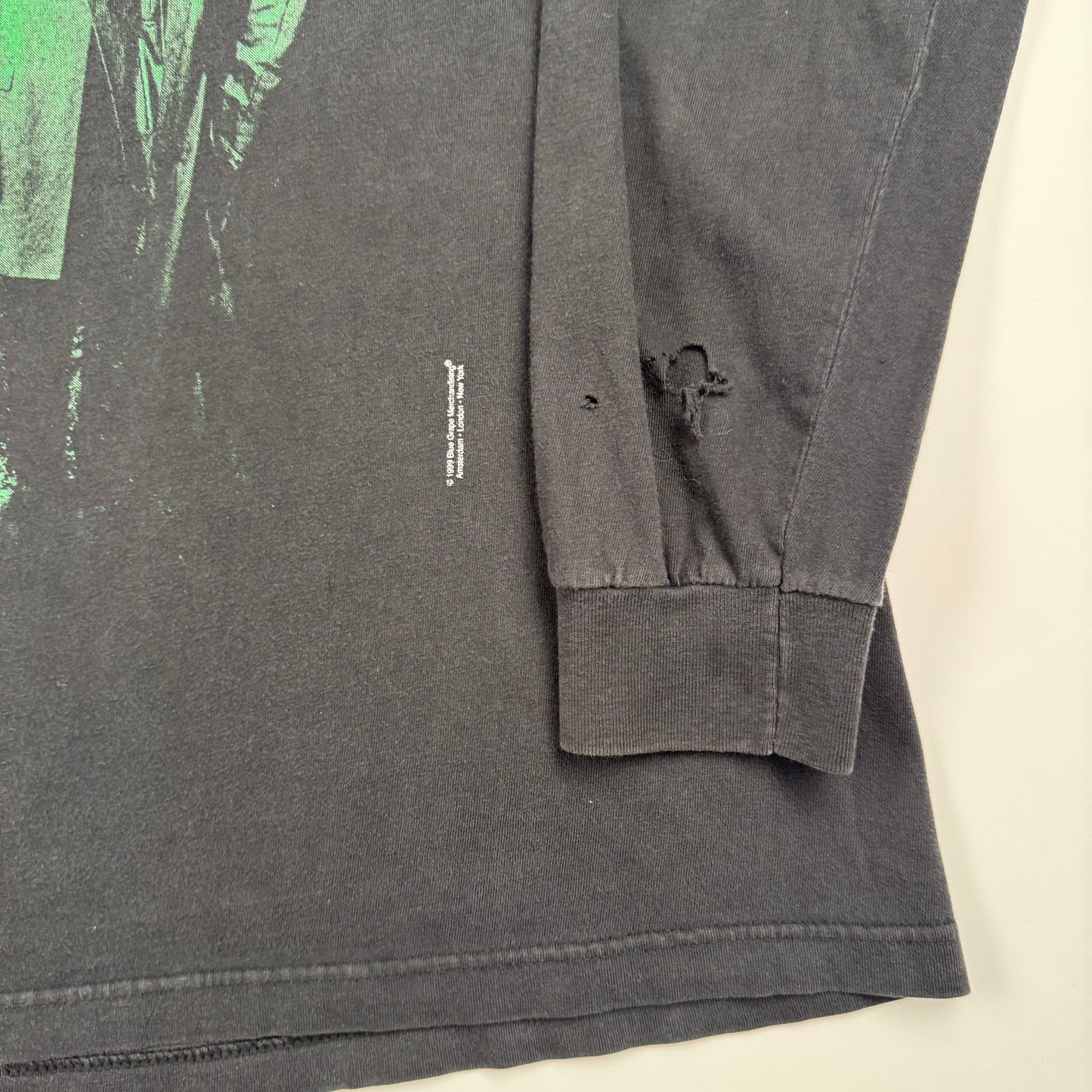Vintage 90s Type O Negative Long Sleeve Shirt XL Skeleton Crew